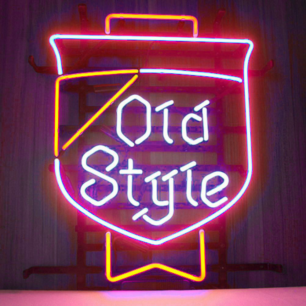 Professional Old Style Beer Lager Neon Beer Bar Pub Sign Wall Decor