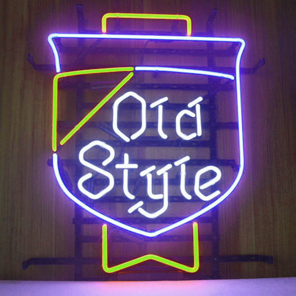Professional Old Style Beer Lager Neon Beer Bar Pub Sign Wall Decor