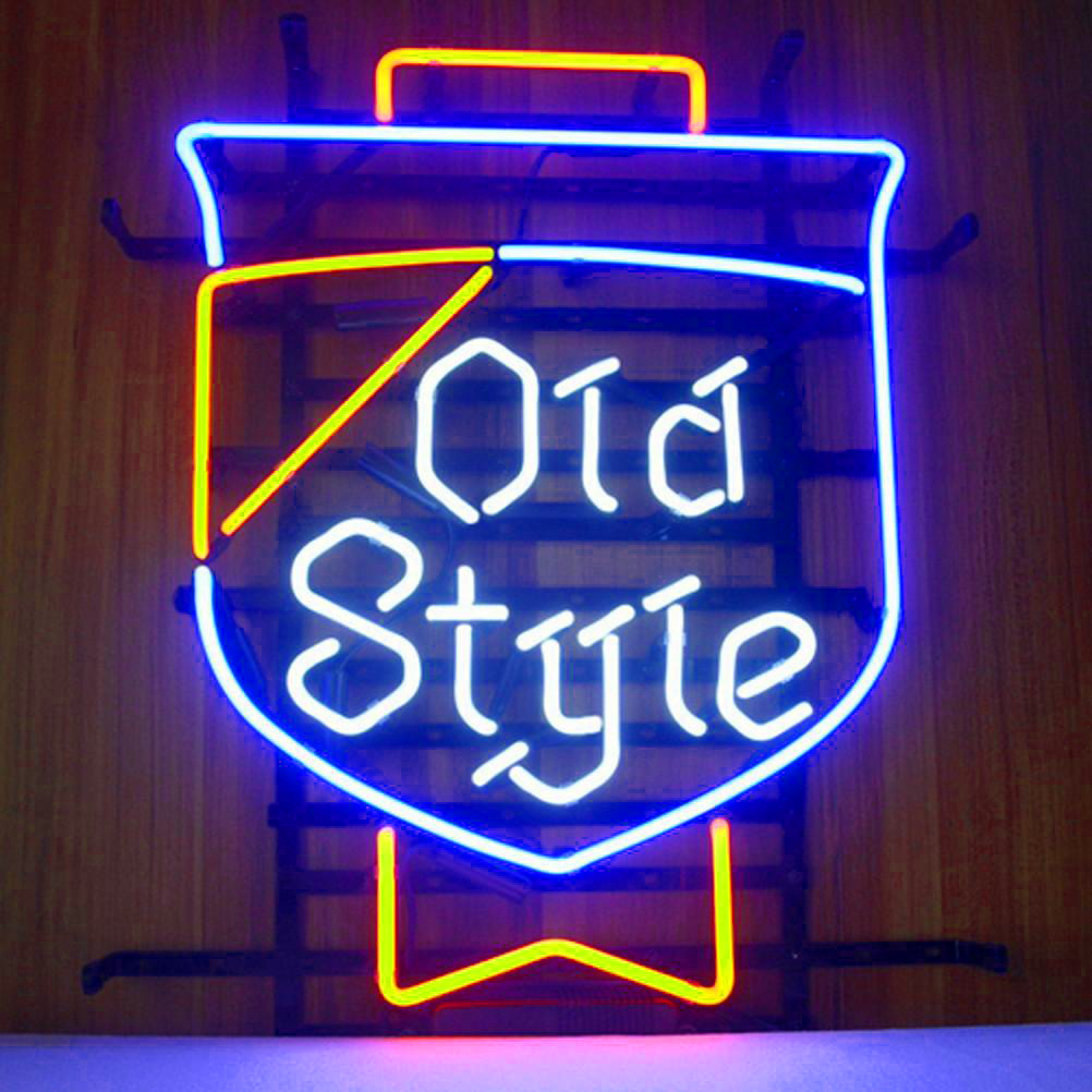 Professional Old Style Beer Lager Neon Beer Bar Pub Sign Wall Decor