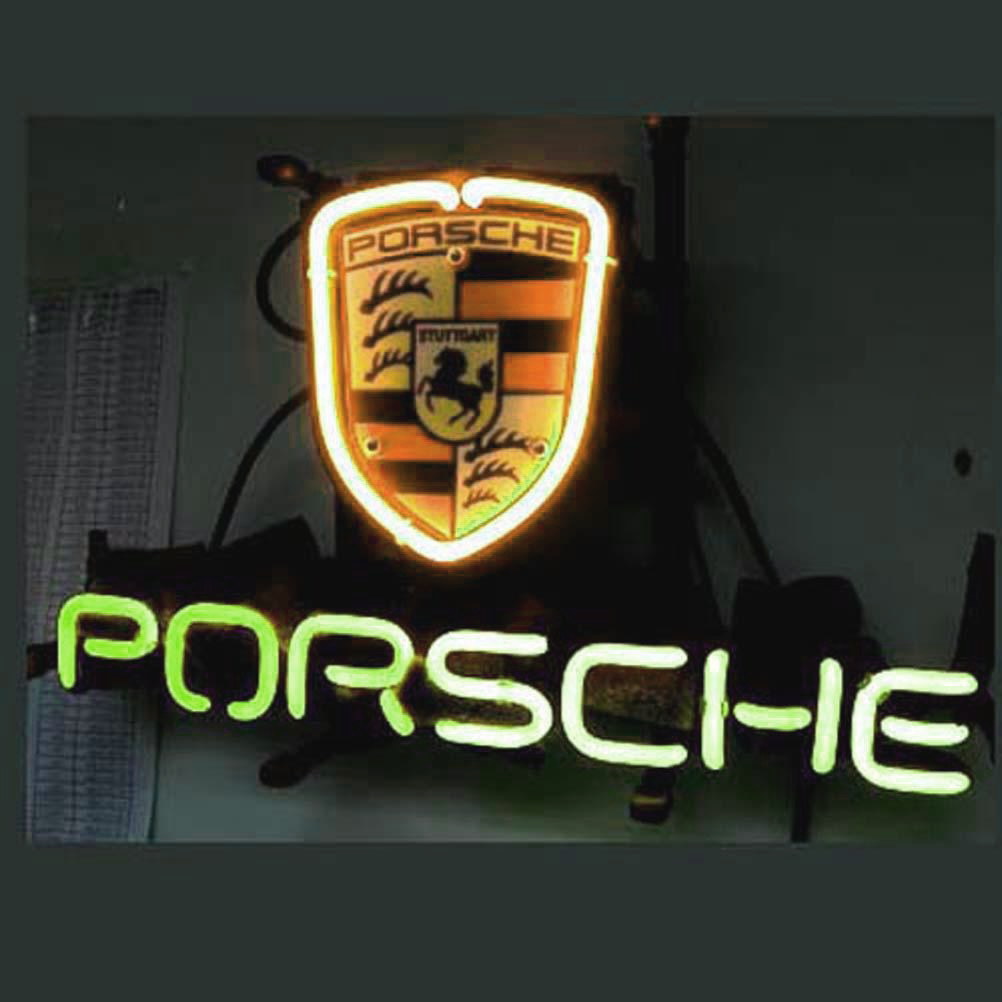 Professional Porsche European Auto Beer Bar Neon Sign Wall Decor