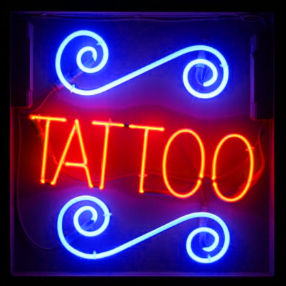 Tattoo Handmade Art Neon Sign Wall Decor