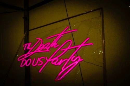 Til Death Do Us Party Wedding Home Deco Neon Signs Wall Art