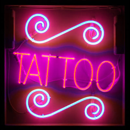 Tattoo Handmade Art Neon Sign Wall Decor