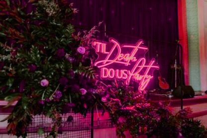 Til Death Do Us Party Wedding Home Deco Neon Sign Business Art