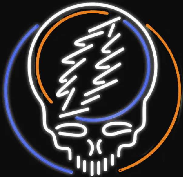 Grateful Dead Logo Rock Band Handmade Art Neon Sign