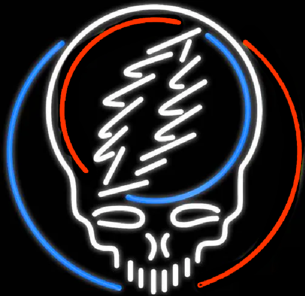 Grateful Dead Logo Rock Band Handmade Art Neon Sign