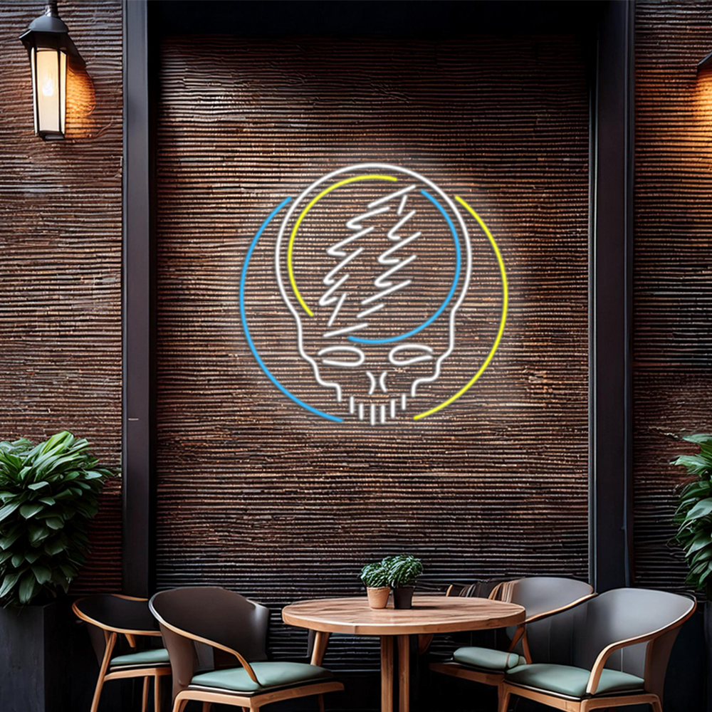Grateful Dead Logo Rock Band Handmade Art Neon Sign