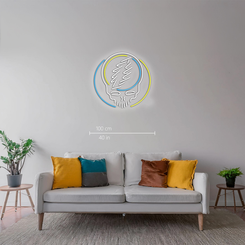 Grateful Dead Logo Rock Band Handmade Art Neon Sign