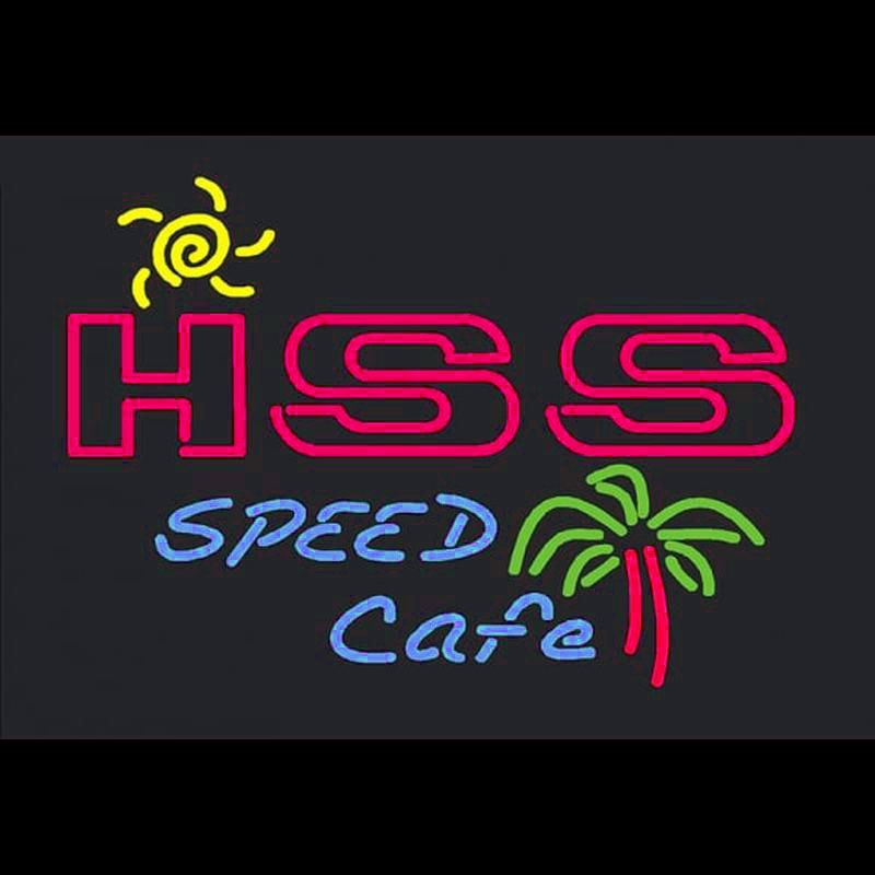 Hss Speed Cafe Handmade Art Neon Sign