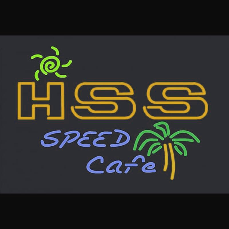 Hss Speed Cafe Handmade Art Neon Sign
