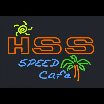 Hss Speed Cafe Handmade Art Neon Sign