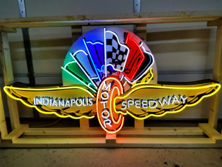 Indianapolis Motor Speedway Handmade Art Neon Signs