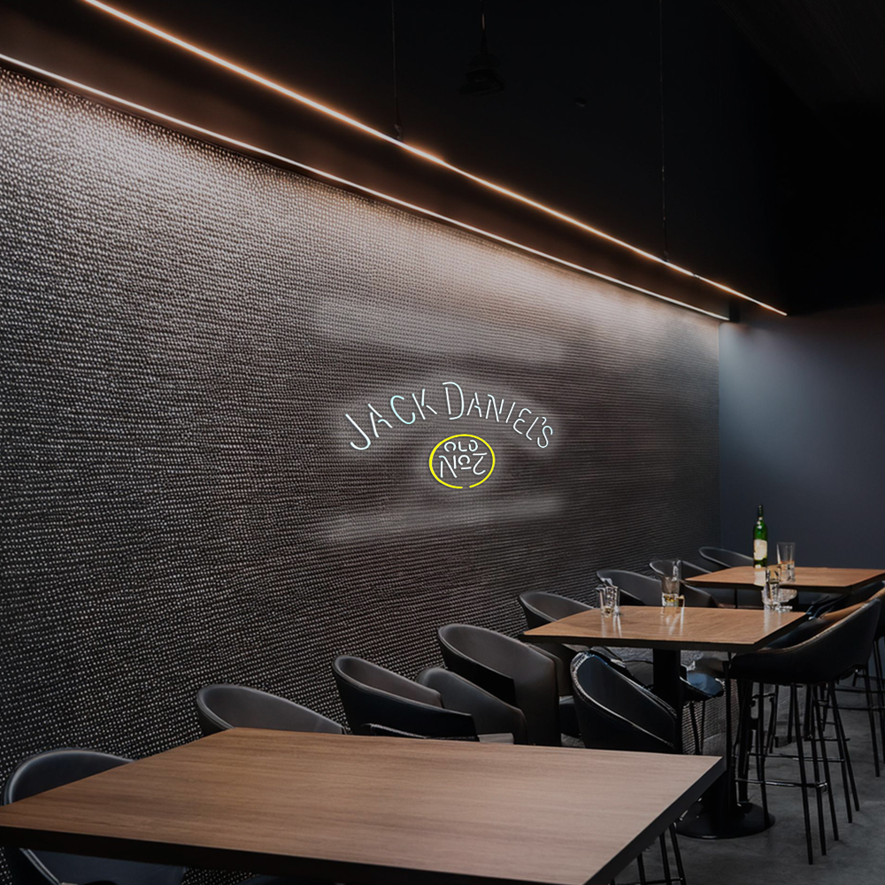 Jack Daniels #7 Whiskey Handmade Art Neon Sign