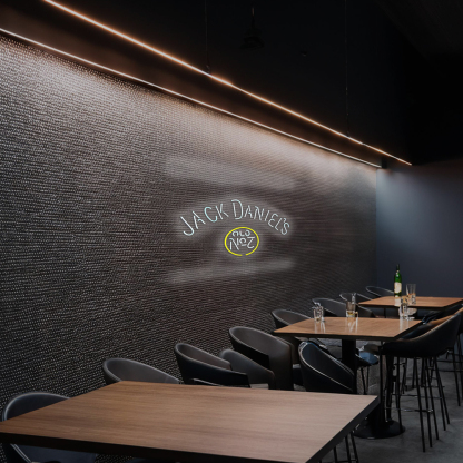 Jack Daniels #7 Whiskey Handmade Art Neon Sign