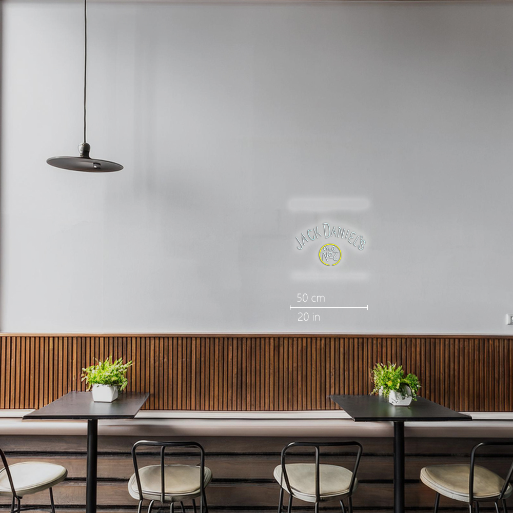 Jack Daniels #7 Whiskey Handmade Art Neon Sign