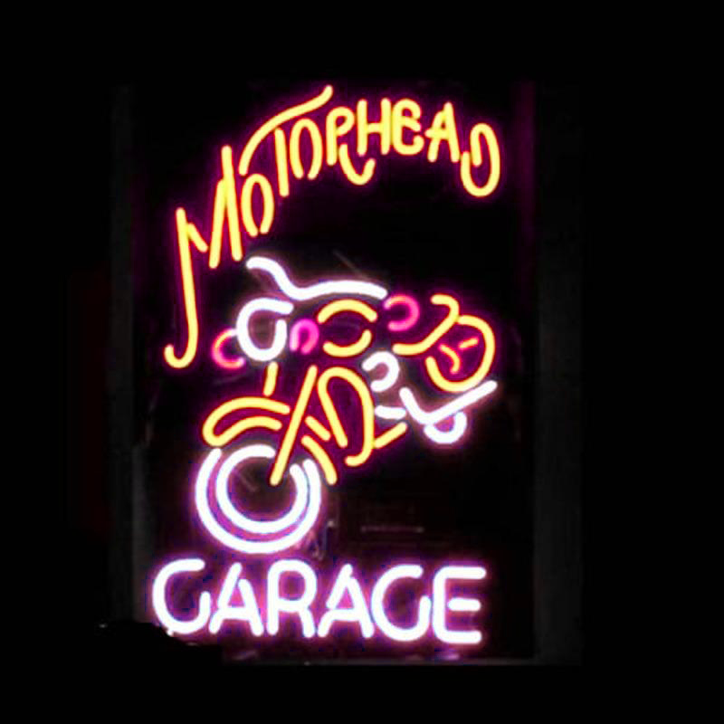 Motorhead Garage Handmade Art Neon Sign