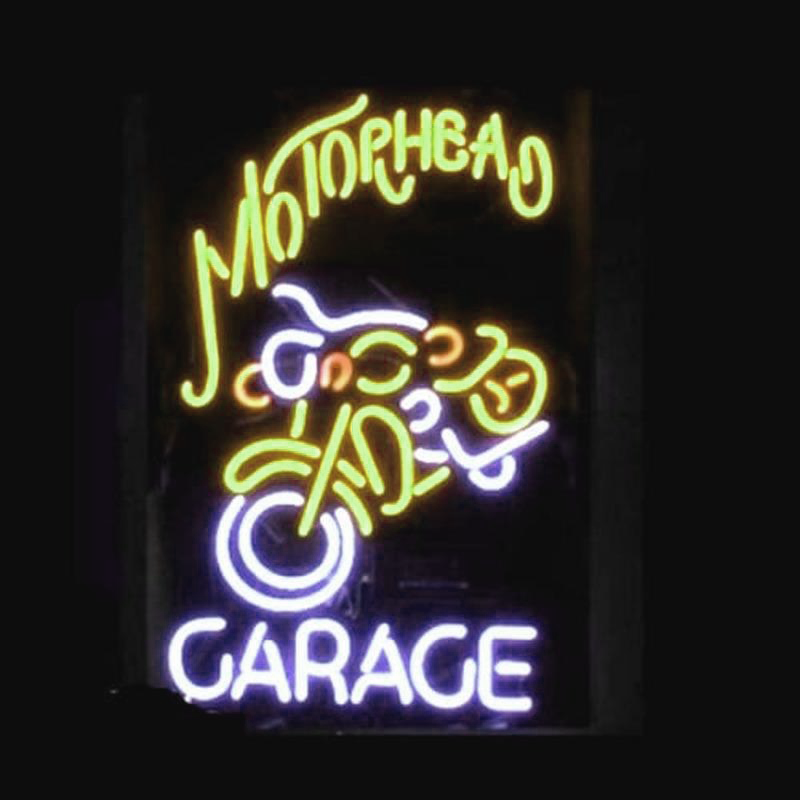 Motorhead Garage Handmade Art Neon Sign
