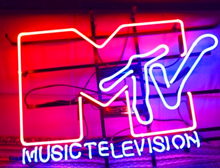 Music Television Tv Neon Sign