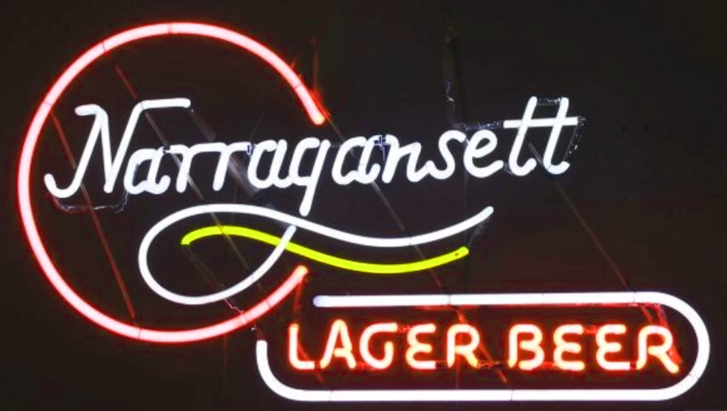 Narragansett Beer Handmade Art Neon Signs