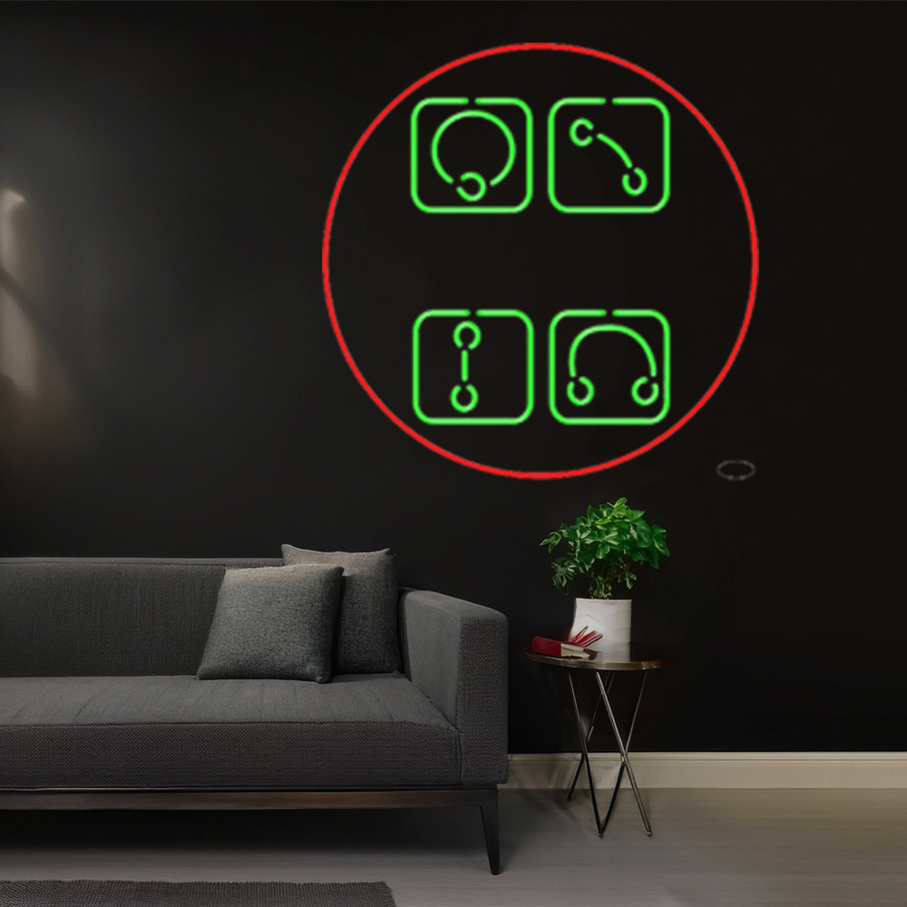 Piercing Handmade Art Neon Signs Led Wall Decor