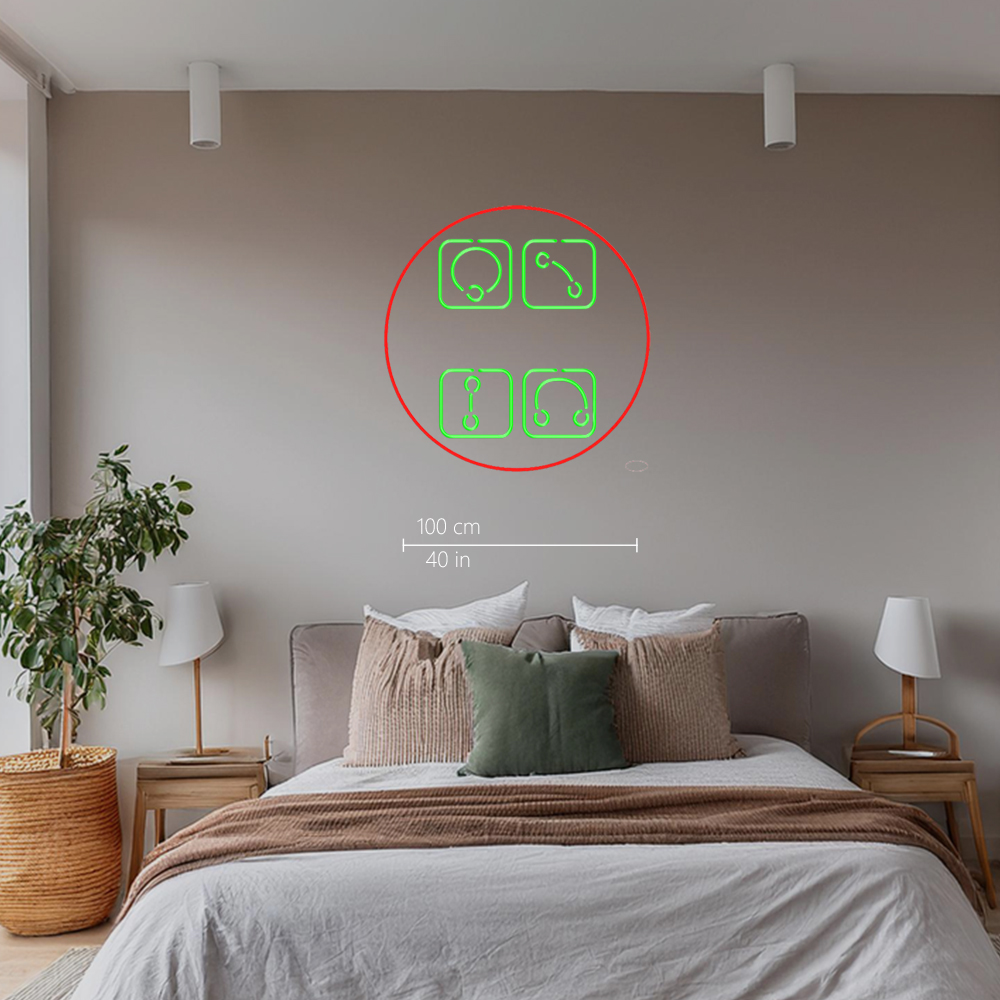 Piercing Handmade Art Neon Signs Led Wall Decor