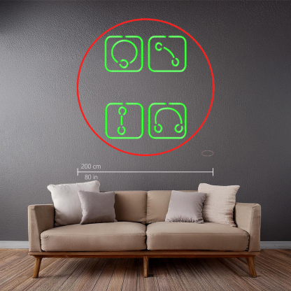 Piercing Handmade Art Neon Signs Led Wall Decor