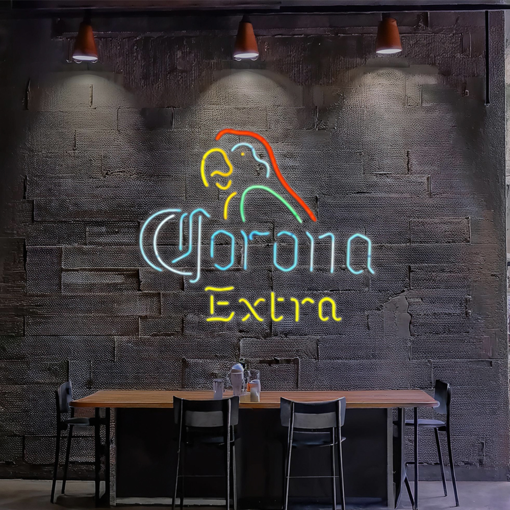 Revolutionary Neon Christmas Gifts Corona Extra Parrot Neon Bee