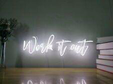Work It Out Neon Sign