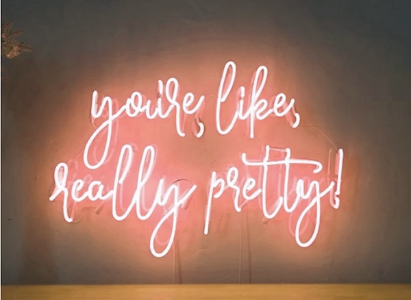 Youre Like Really Pretty Neon Sign