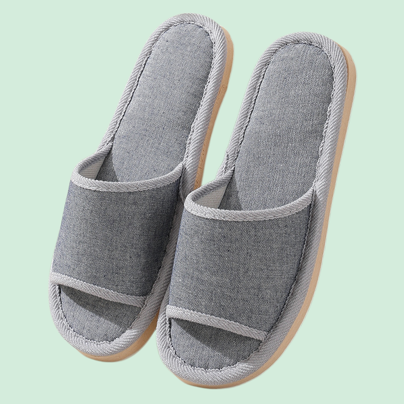 Sandały lniane na grubej podeszwie, idealne na każdą porę roku