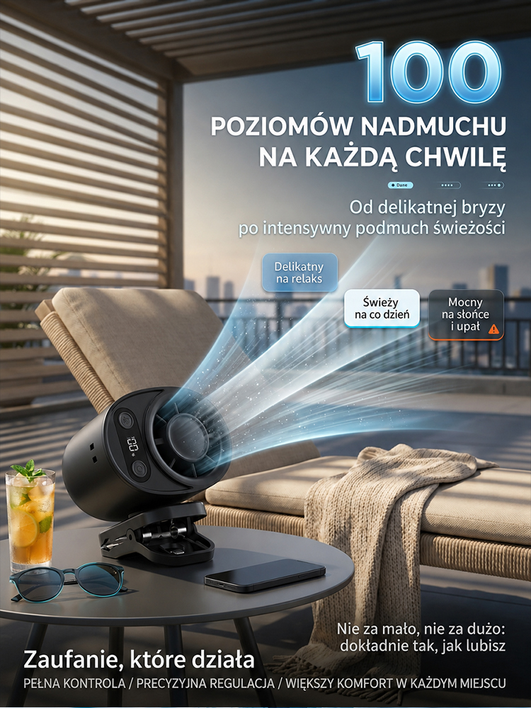 Mini klimatyzator AI chłodzi do 16°C w 3 sekundy, teraz 30% taniej!    Bateria 10000 mAh, do 48h pracy!