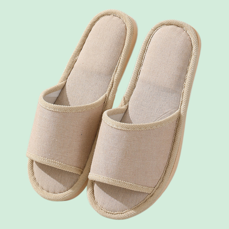 Sandały lniane na grubej podeszwie, idealne na każdą porę roku