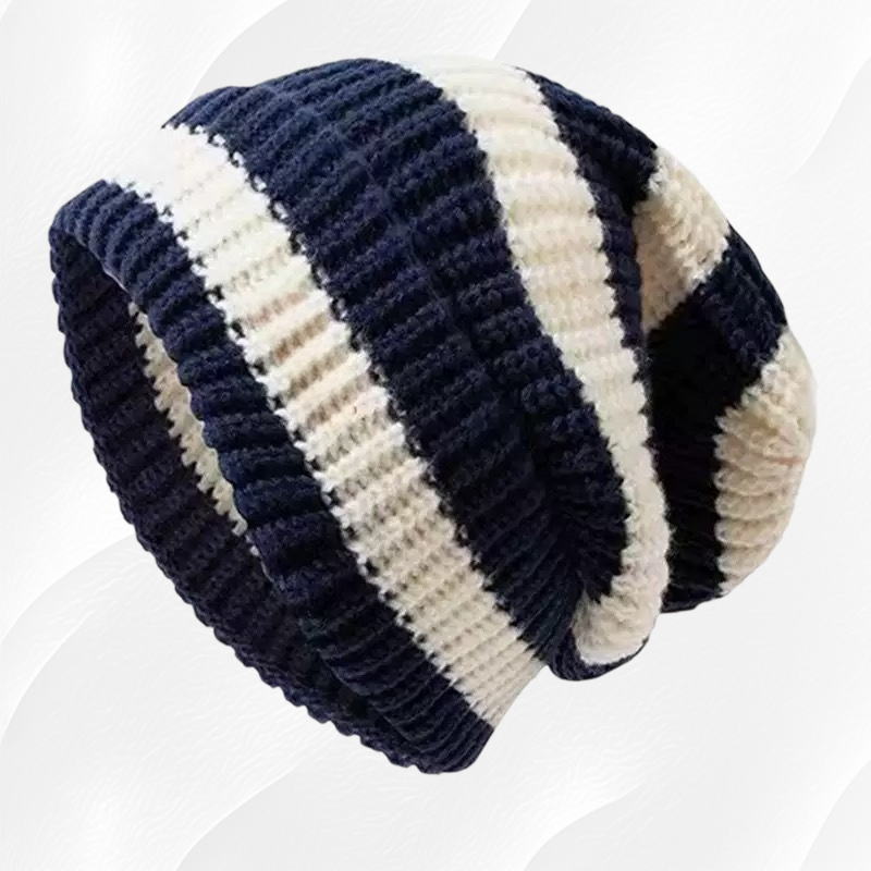 Ciepła czapka z włóczki