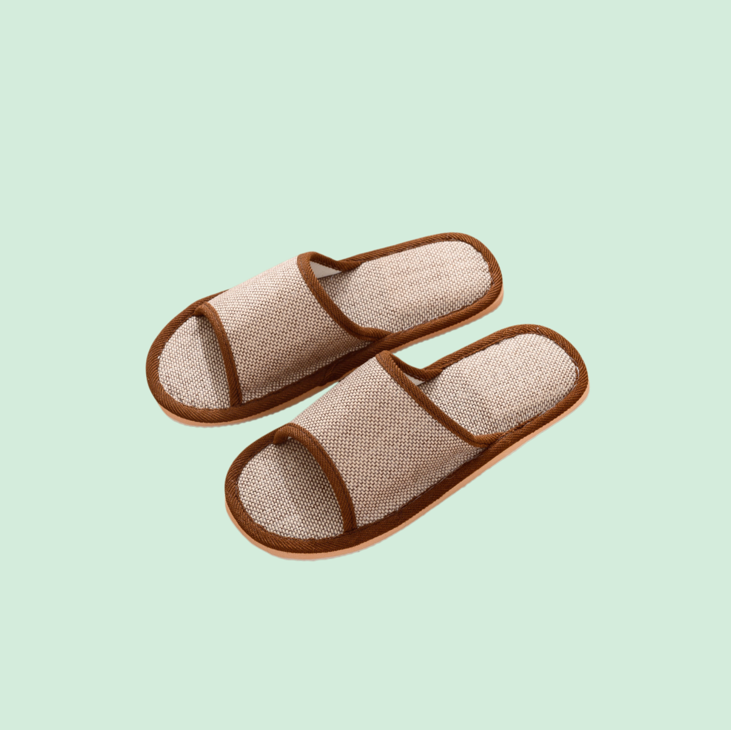 Sandały lniane na grubej podeszwie, idealne na każdą porę roku