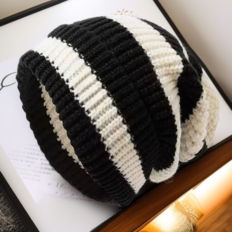  Ciepła czapka z włóczki