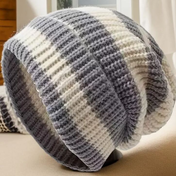  Ciepła czapka z włóczki