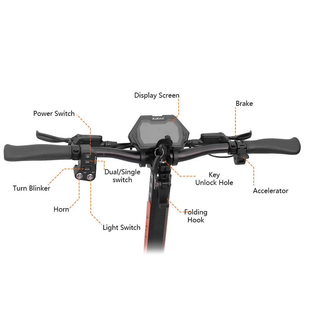 🍀Multi-functional electric scooter Can be off-road | 65KM/H Max Speed