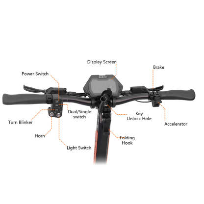 🍀Multi-functional electric scooter Can be off-road | 65KM/H Max Speed