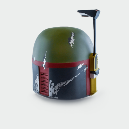 Boba Fett - Classic Old Helmet with LED