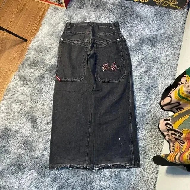 Lucky Dice Graphic Baggy Jeans