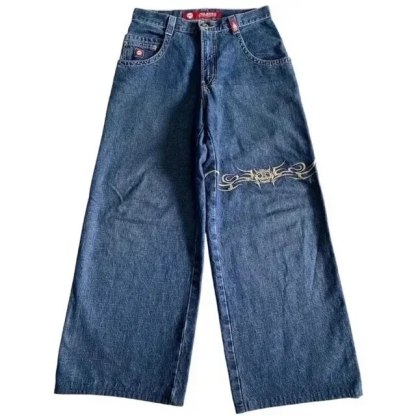 Lucky Dice Graphic Baggy Jeans