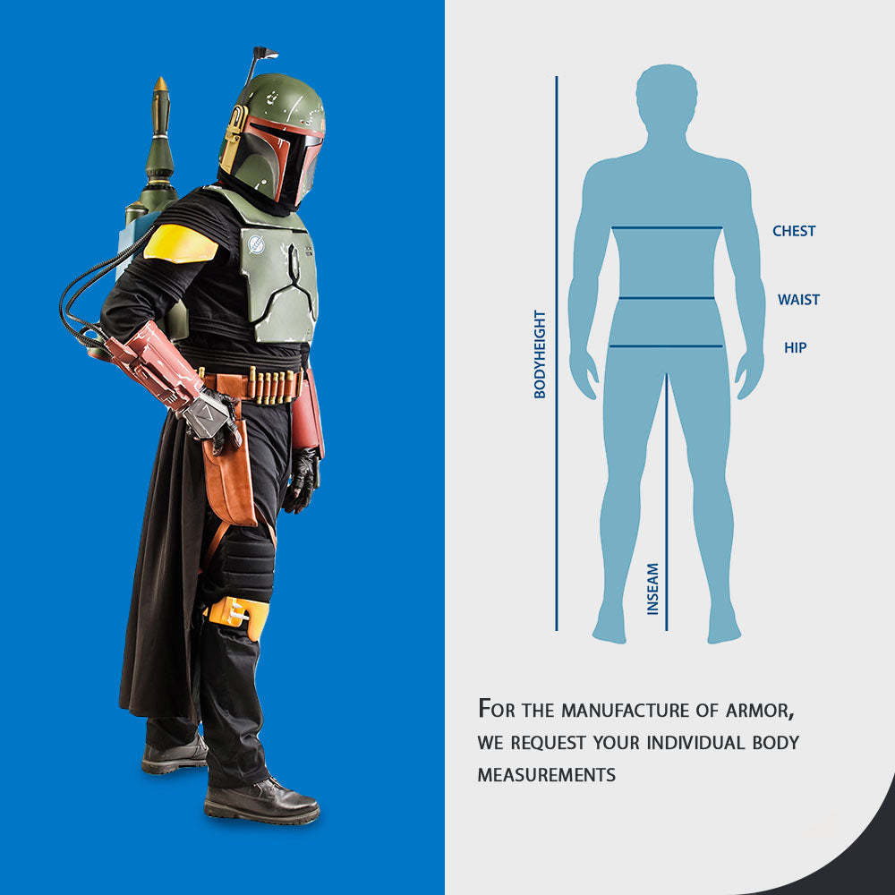 Boba Fett Cosplay Full Armor with Jetpack & Helmet