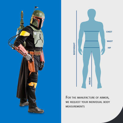 Boba Fett Cosplay Full Armor with Jetpack & Helmet