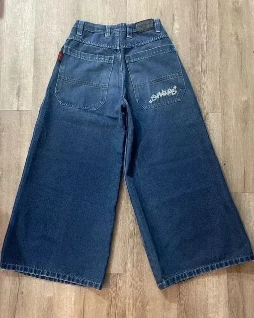 Lucky Dice Graphic Baggy Jeans