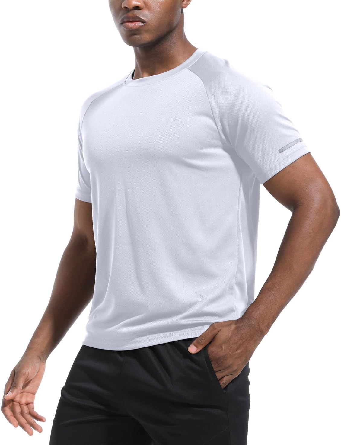 1 or 3 Pack Men's Workout Running Shirts, Dry Fit Moisture Wicking T-Shirts, Sports Gym Athletic Short Sleeve Shirts