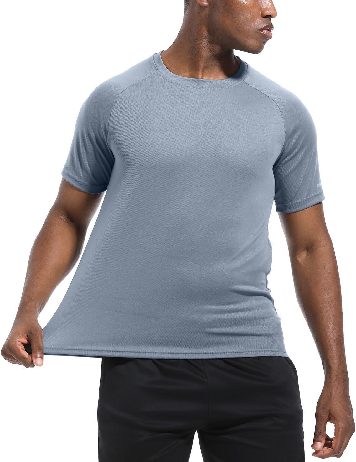 1 or 3 Pack Men's Workout Running Shirts, Dry Fit Moisture Wicking T-Shirts, Sports Gym Athletic Short Sleeve Shirts