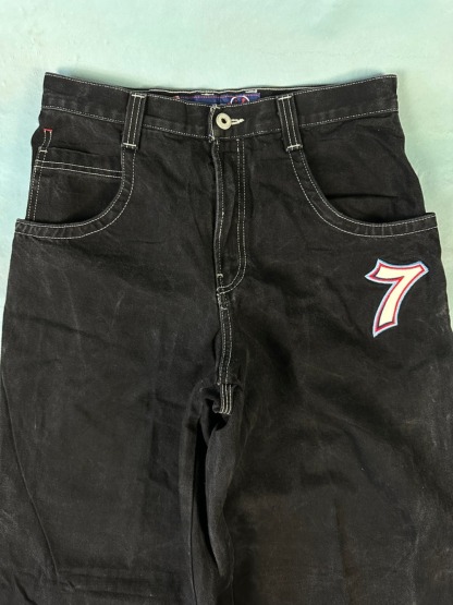 Lucky Dice Graphic Baggy Jeans