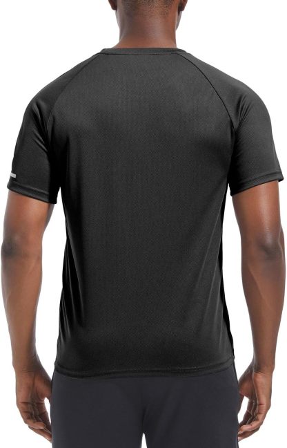 1 or 3 Pack Men's Workout Running Shirts, Dry Fit Moisture Wicking T-Shirts, Sports Gym Athletic Short Sleeve Shirts