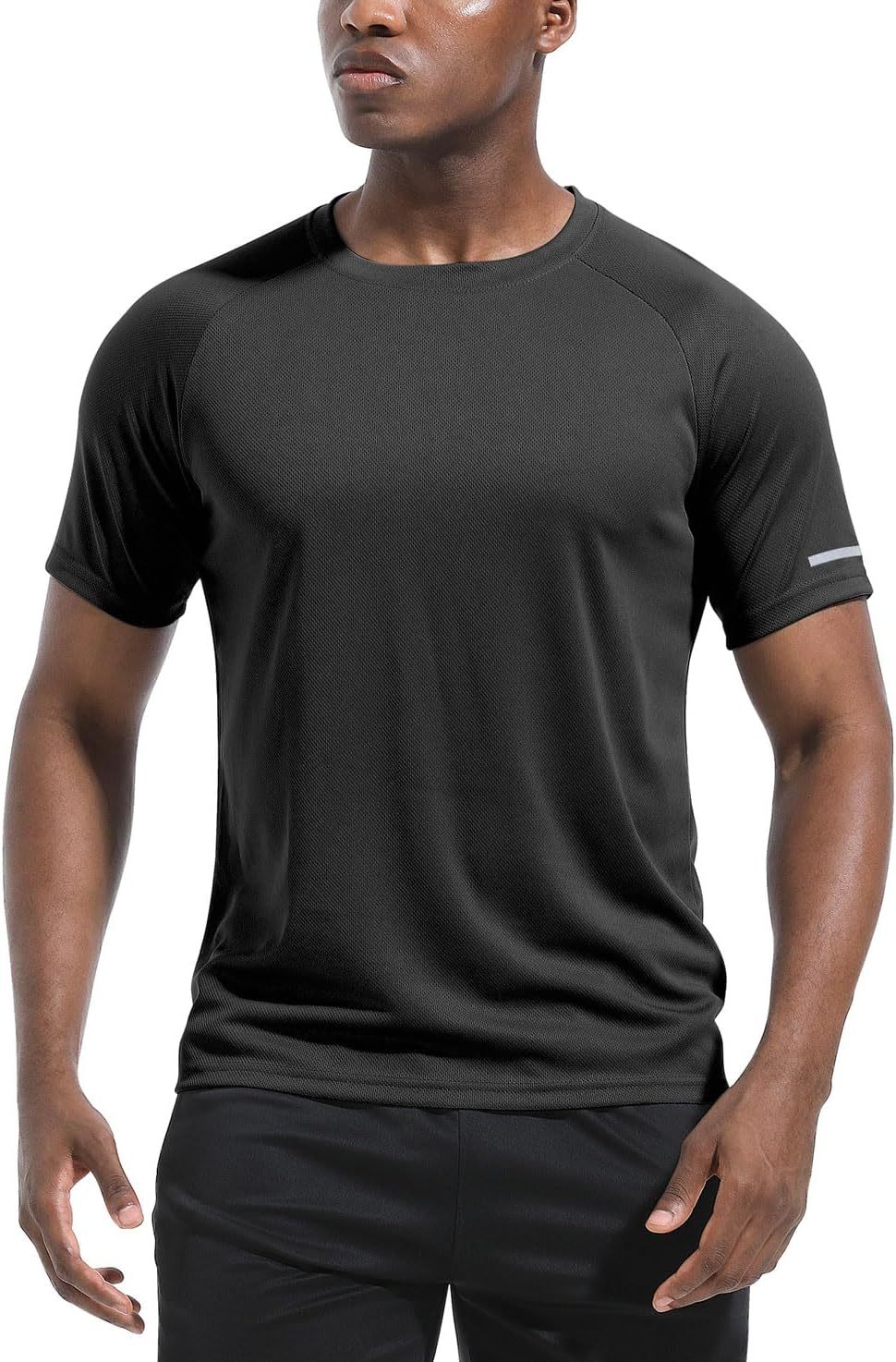 1 or 3 Pack Men's Workout Running Shirts, Dry Fit Moisture Wicking T-Shirts, Sports Gym Athletic Short Sleeve Shirts