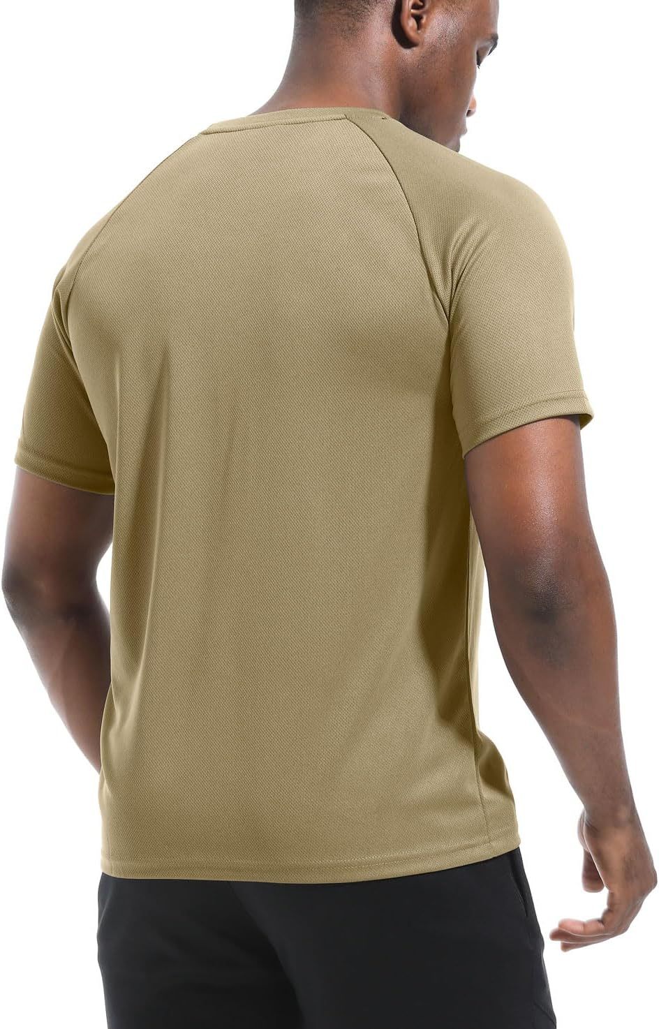 1 or 3 Pack Men's Workout Running Shirts, Dry Fit Moisture Wicking T-Shirts, Sports Gym Athletic Short Sleeve Shirts